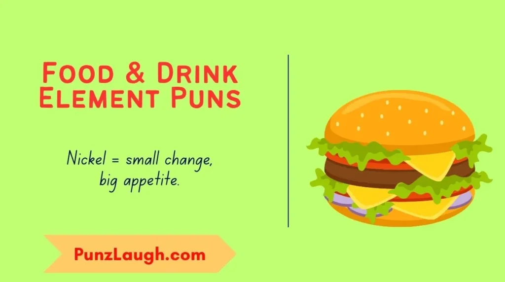 Food & Drink Element Puns