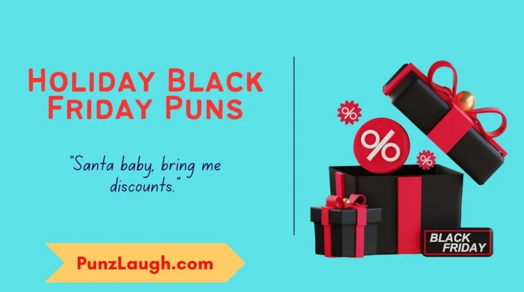 Holiday Black Friday Puns
