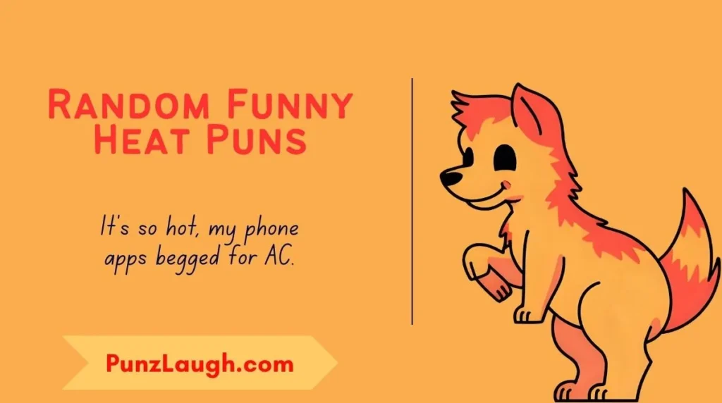 Random Funny Heat Puns