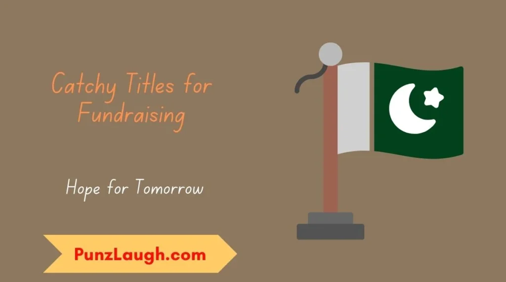 Catchy Titles for Fundraising