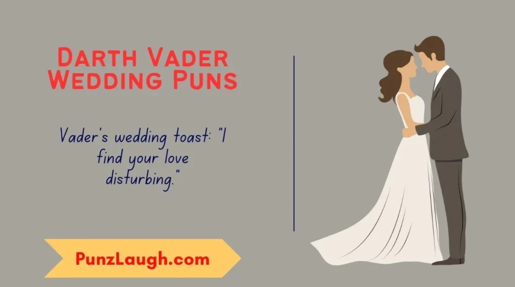Darth Vader Wedding Puns