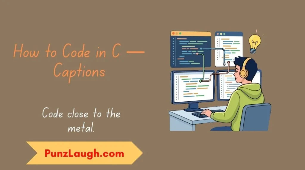 How to Code in C — Captions