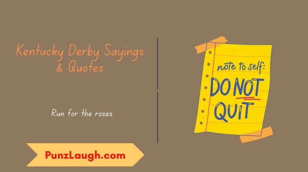 Kentucky Derby Sayings & Quotes