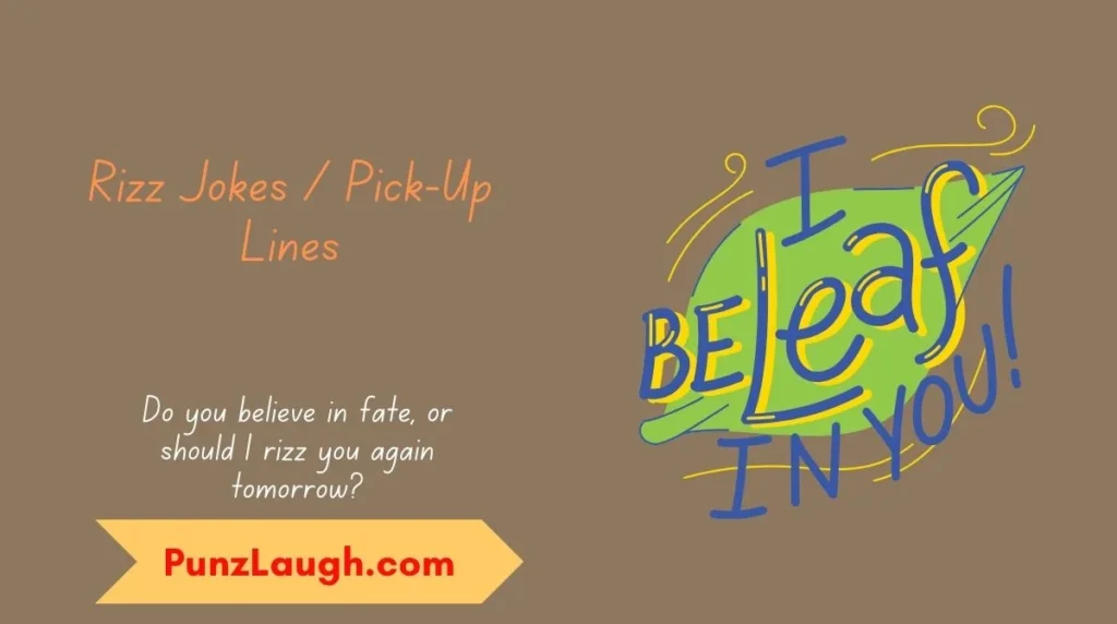 Rizz Jokes / Pick-Up Lines