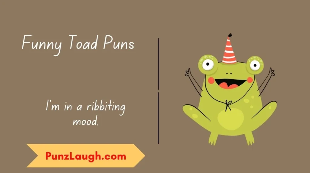 Funny Toad Puns