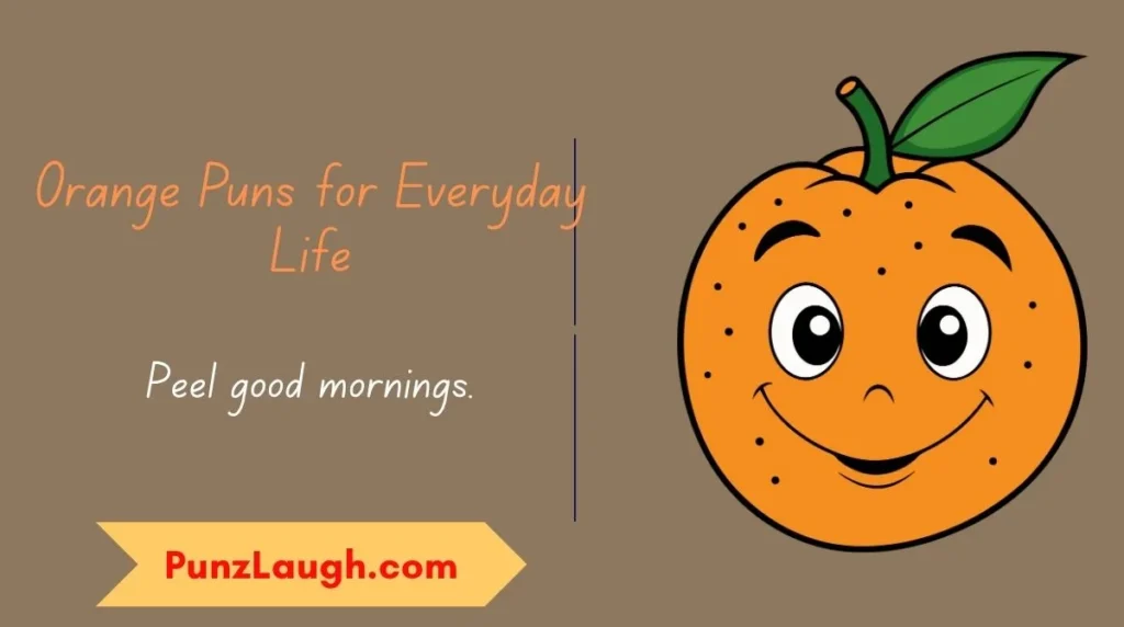 Orange Puns for Everyday Life