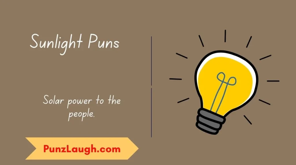 Sunlight Puns