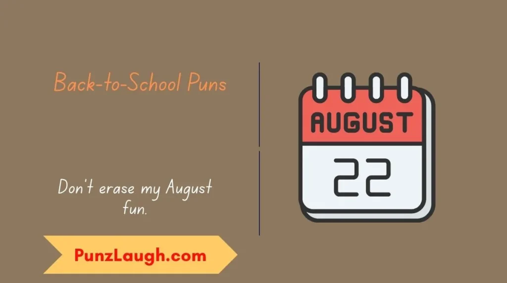 Back-to-School Puns