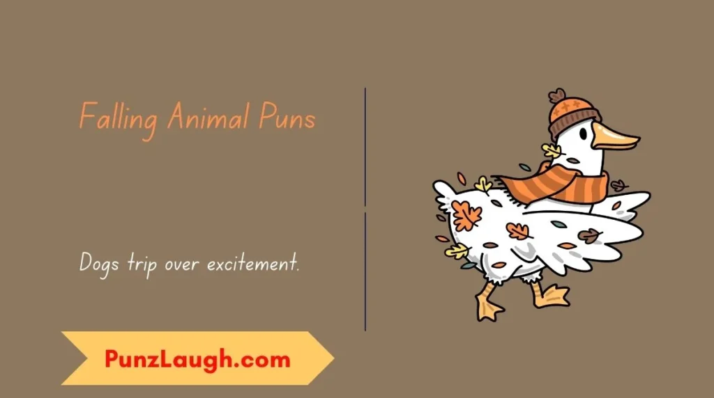 Falling Animal Puns