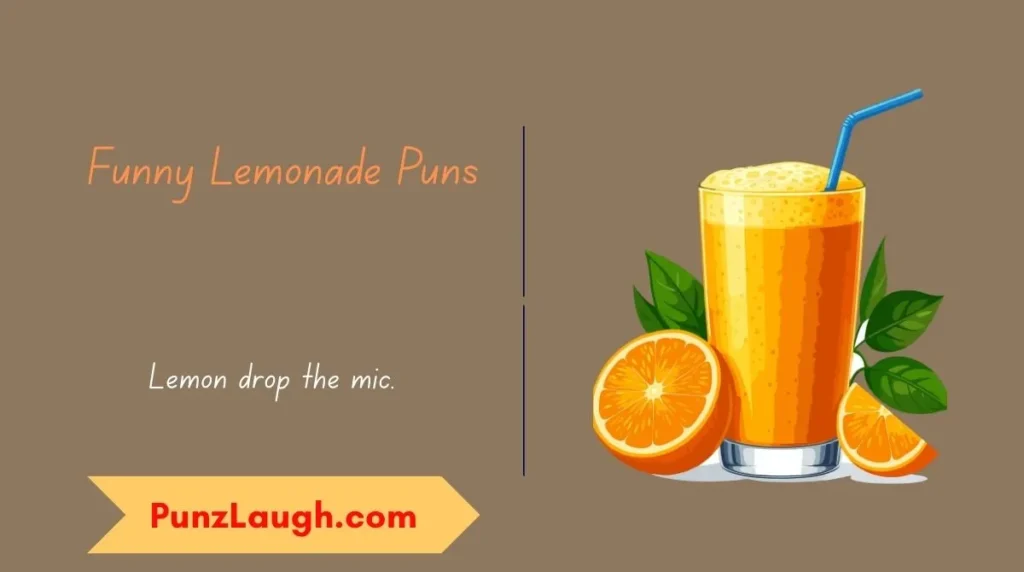 Funny Lemonade Puns