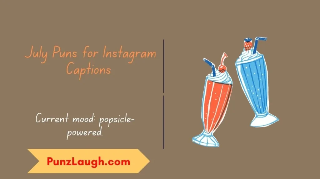 July Puns for Instagram Captions