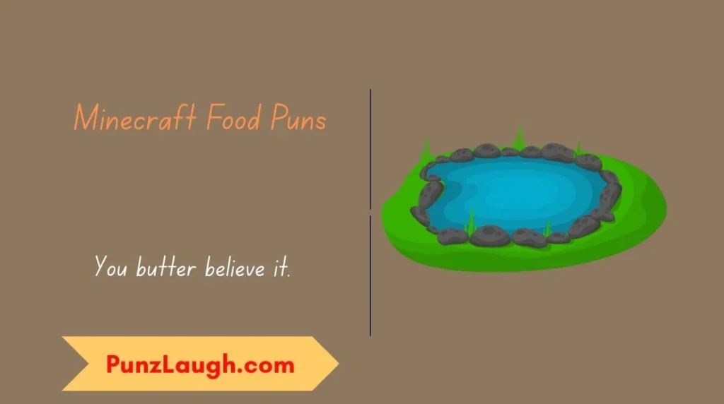 Minecraft Food Puns