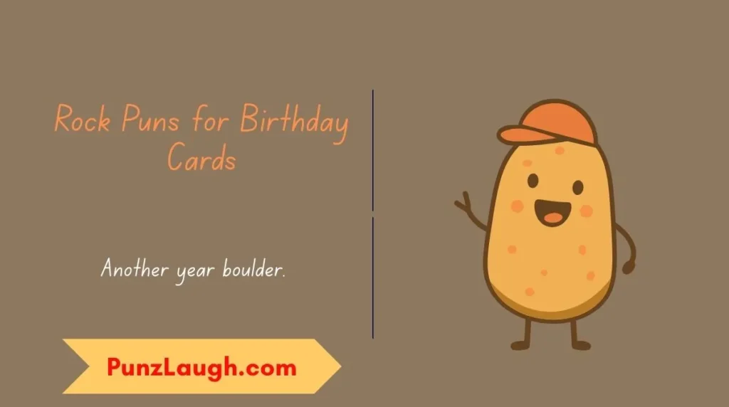 Rock Puns for Birthday Cards