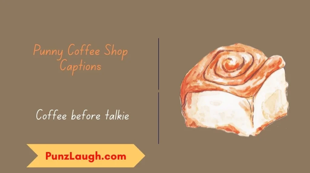 Punny Coffee Shop Captions