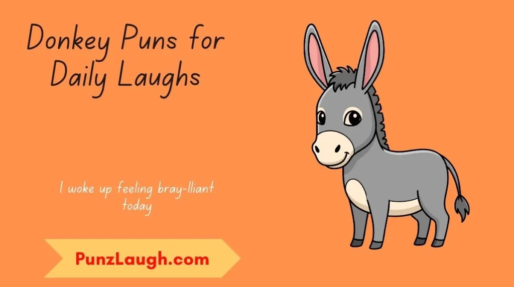 Donkey Puns for Daily Laughs