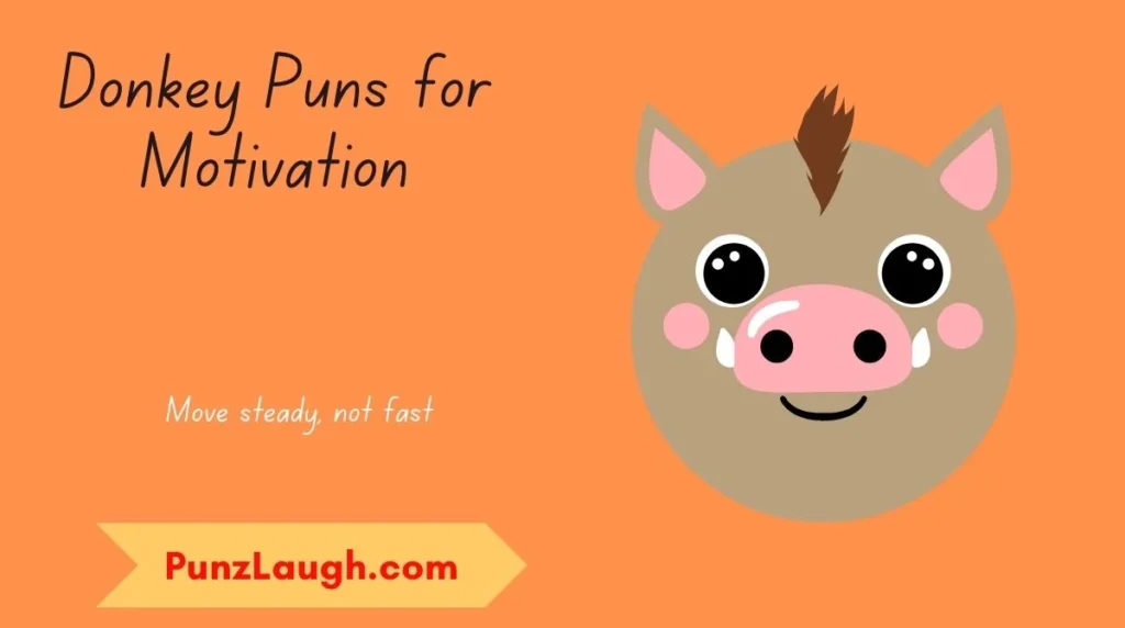 Donkey Puns for Motivation