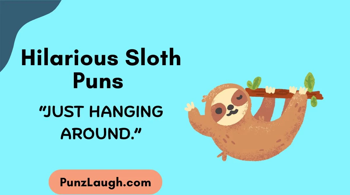 Hilarious Sloth Puns