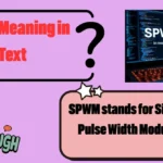 SPWM Meaning in Text